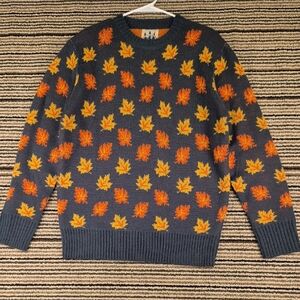 KIEL‎ JAMES PATRICK Fall Autumn Cozy Cabin Wool Blend Mens Sz M Crewneck Sweater